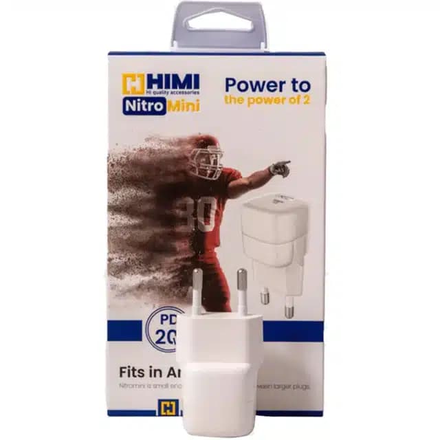 شارژر دیواری 20 وات هیمی Himi مدل Nitro Mini درگاه تایپ سی — تصویر ۴