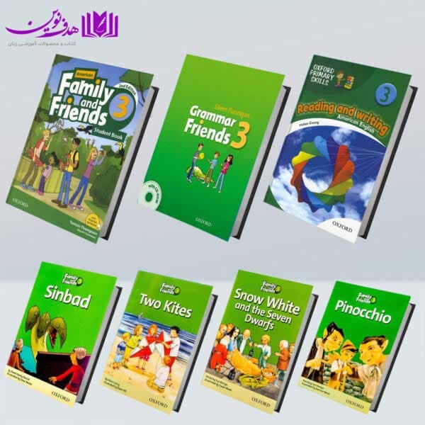 پک کامل American Family and Friends 2nd 3