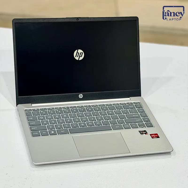 لپ تاپ اپن باکس 14 اینچی اچ پی 14 FC AMD Ryzen 5 7520U 8GB DDR5 256GB NVMe SSD AMD Radeon Graphics Full HD IPS — تصویر ۳
