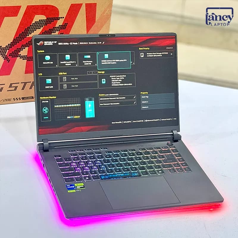 لپ تاپ استوک 16 اینچی ایسوس ROG G615JMR Core i7-14650HX 16GB DDR5 1TB NVMe SSD NVIDIA GeForce RTX 5060 8GB GDDR7 2K — تصویر ۳