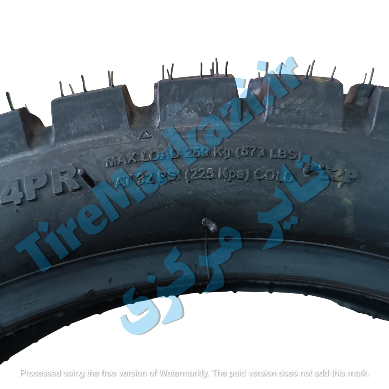 ست لاستیک ایران یاسا عقب و جلو سایز 460/17 و 300/21 طرح تریل — تصویر ۵