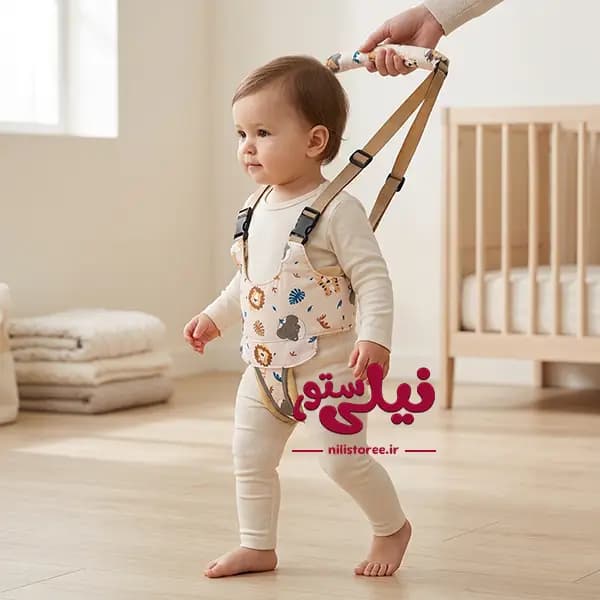 بند کمک راه کودک طرح شیر برند نینی سیف Nini safe