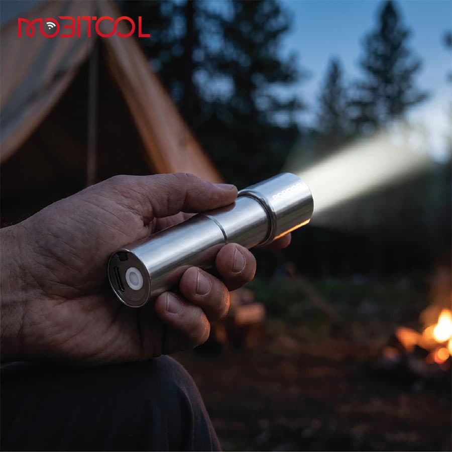 مینی چراغ قوه شارژی پرودو Porodo Sol Lite Mini Portable Torch Light PD521SL — تصویر ۴