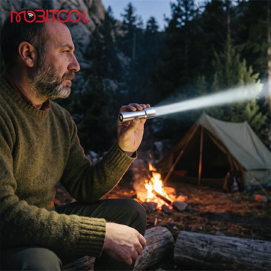 مینی چراغ قوه شارژی پرودو Porodo Sol Lite Mini Portable Torch Light PD521SL — تصویر ۵