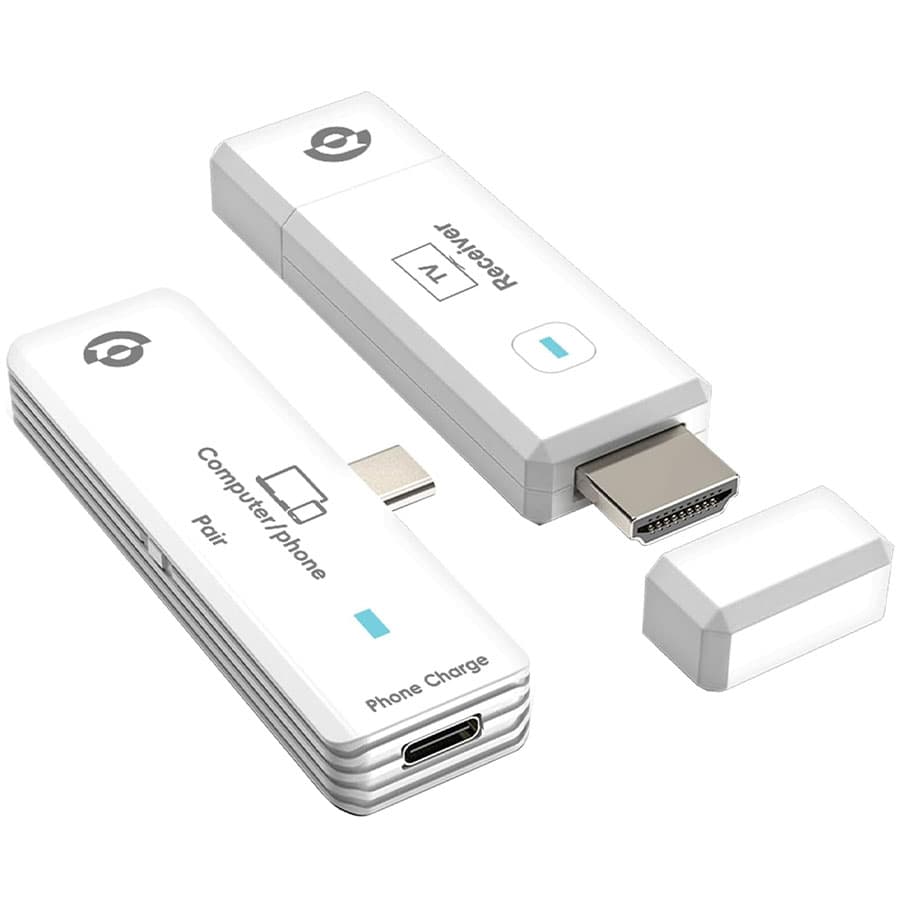 دانگل تایپ سی انتقال تصویر بی سیم پاورولوژی Powerology AIROMA USB-C to HDMI Wireless Display Adapter PWTC03