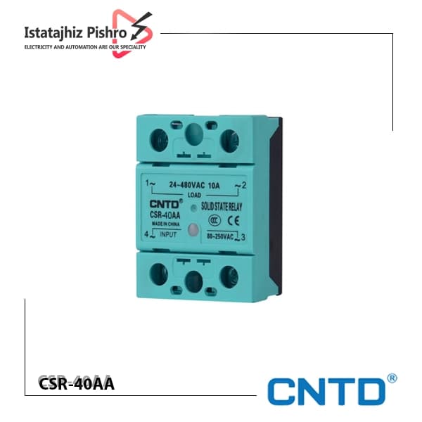 رله SSR تک فاز 40 آمپر AC برند CNTD