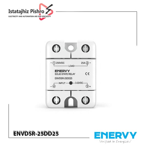رله SSR تکفاز 25 آمپر DC برند ENERVY