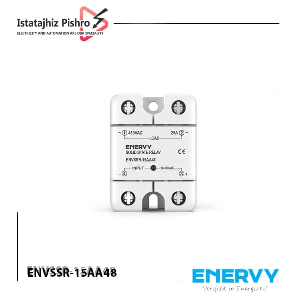 رله SSR تک فاز 15 آمپر AC برند ENERVY