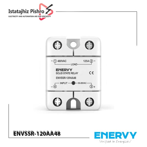 رله SSR تکفاز- 120 آمپر AC برند ENERVY