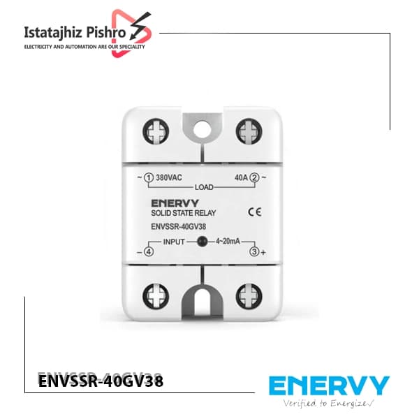 رله SSR تکفاز 40 آمپر با ورودی آنالوگ برند ENERVY