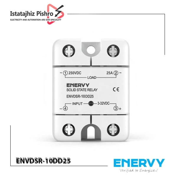رله SSR تکفاز- 10 آمپر DC برند ENERVY