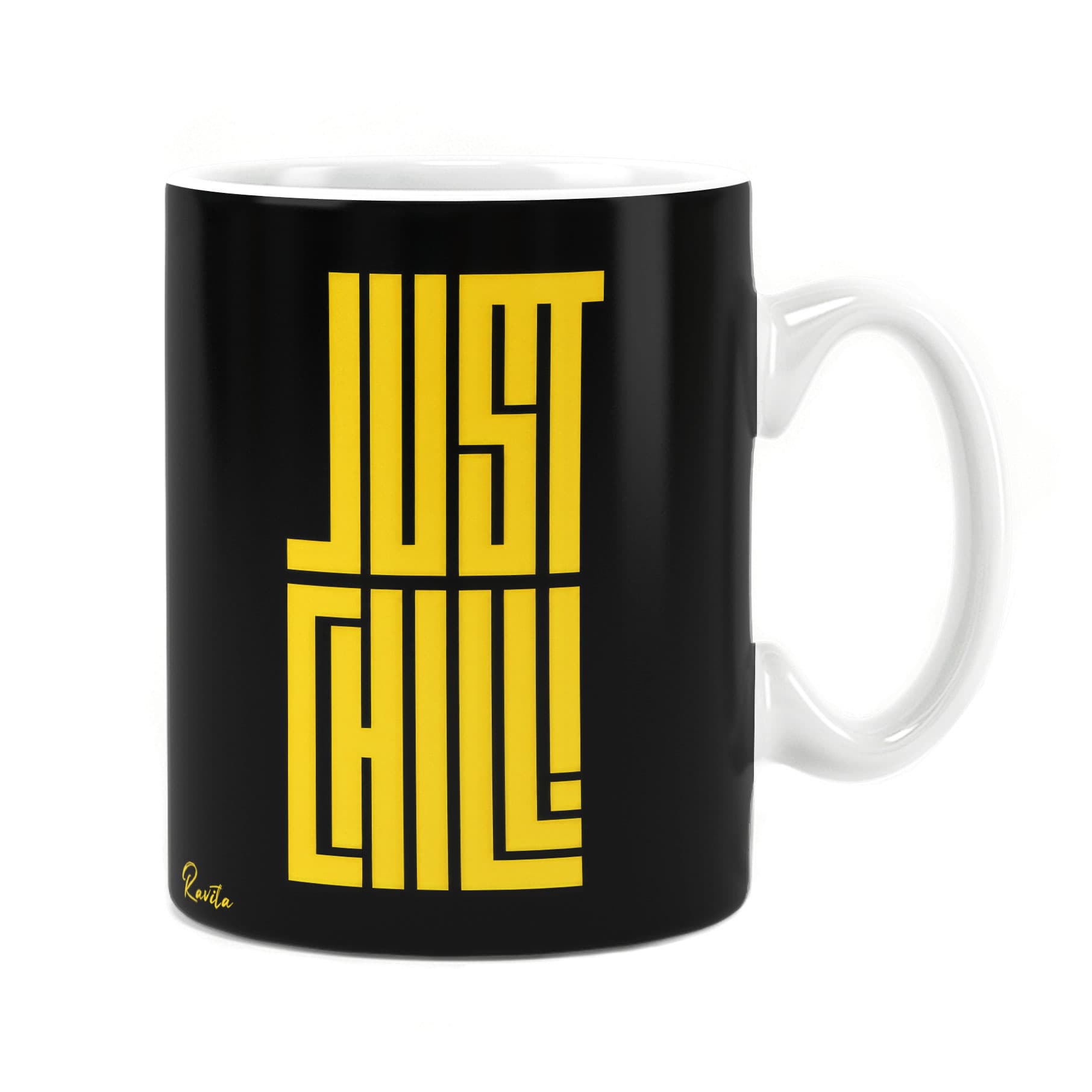 ماگ حرارتی راویتا طرح فقط ریلکس باش – Just Chill کد 3992 — تصویر ۴