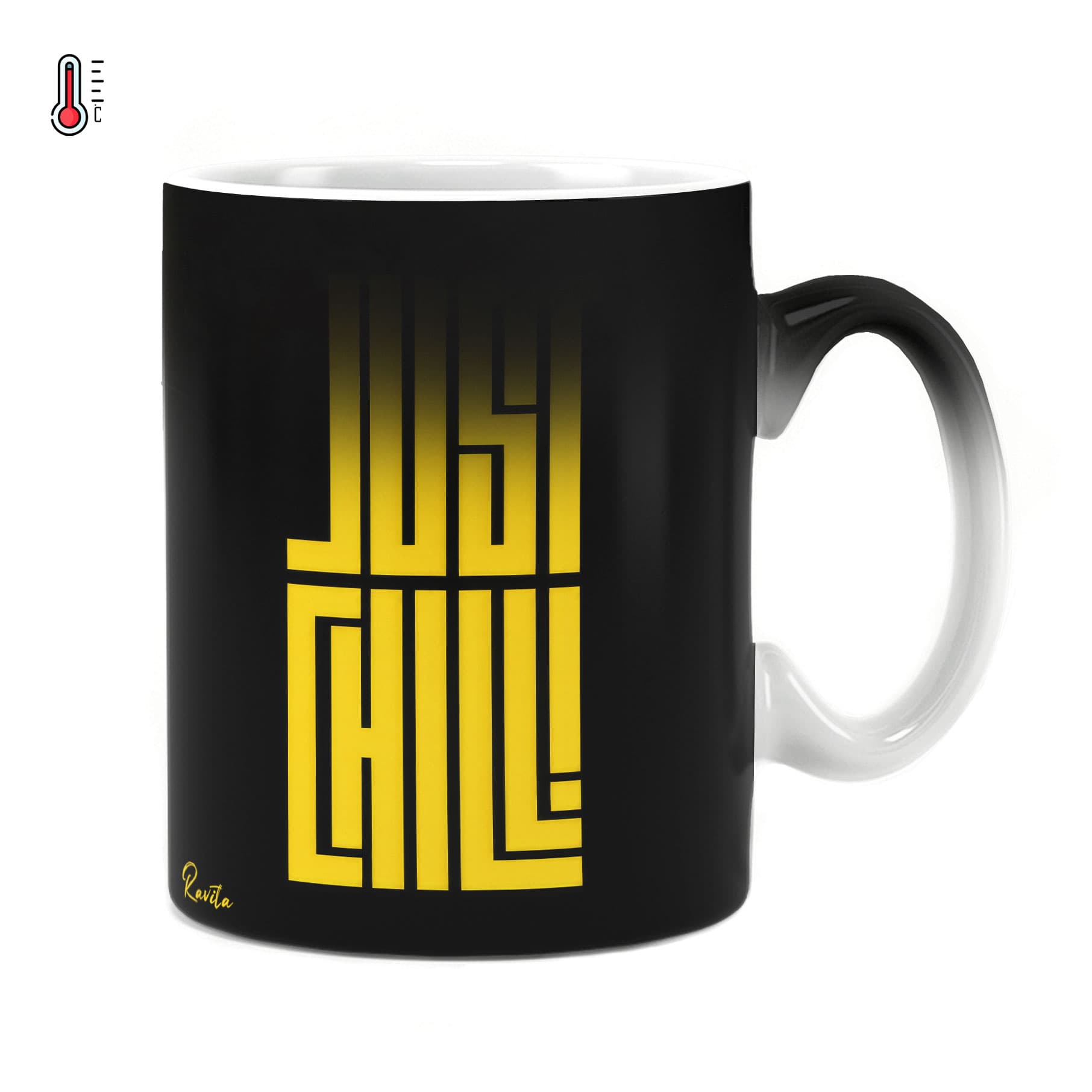ماگ حرارتی راویتا طرح فقط ریلکس باش – Just Chill کد 3992