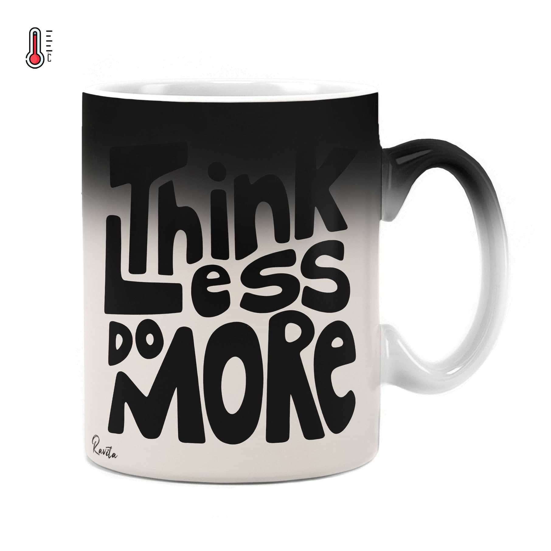 ماگ حرارتی راویتا طرح کمتر فکر کن، بیشتر انجام بده – Think Less, Do More کد 3988