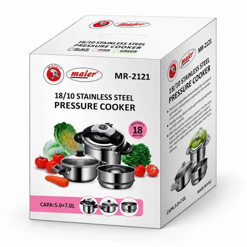 زودپز دوقلو مایر مدل MR-2121 — تصویر ۲