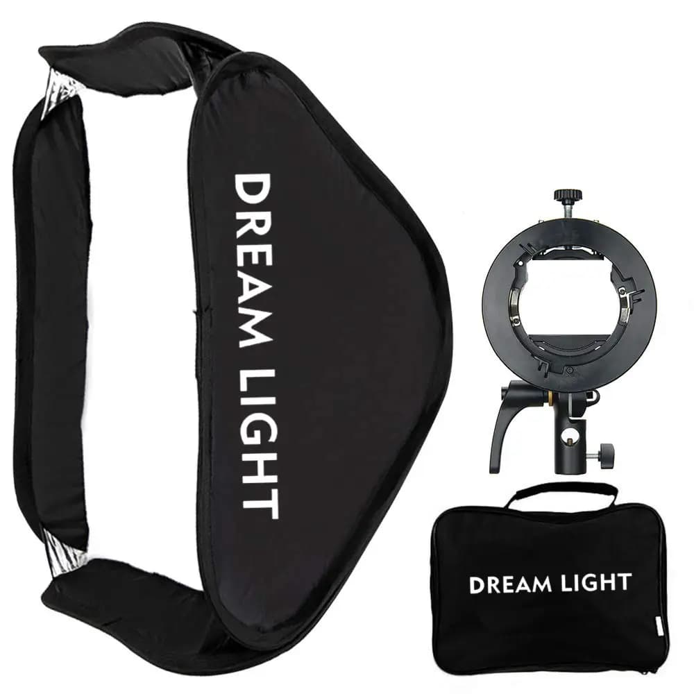 سافت‌باکس فلاش اکسترنال دریم لایت Dream Light 50×50 cm Softbox