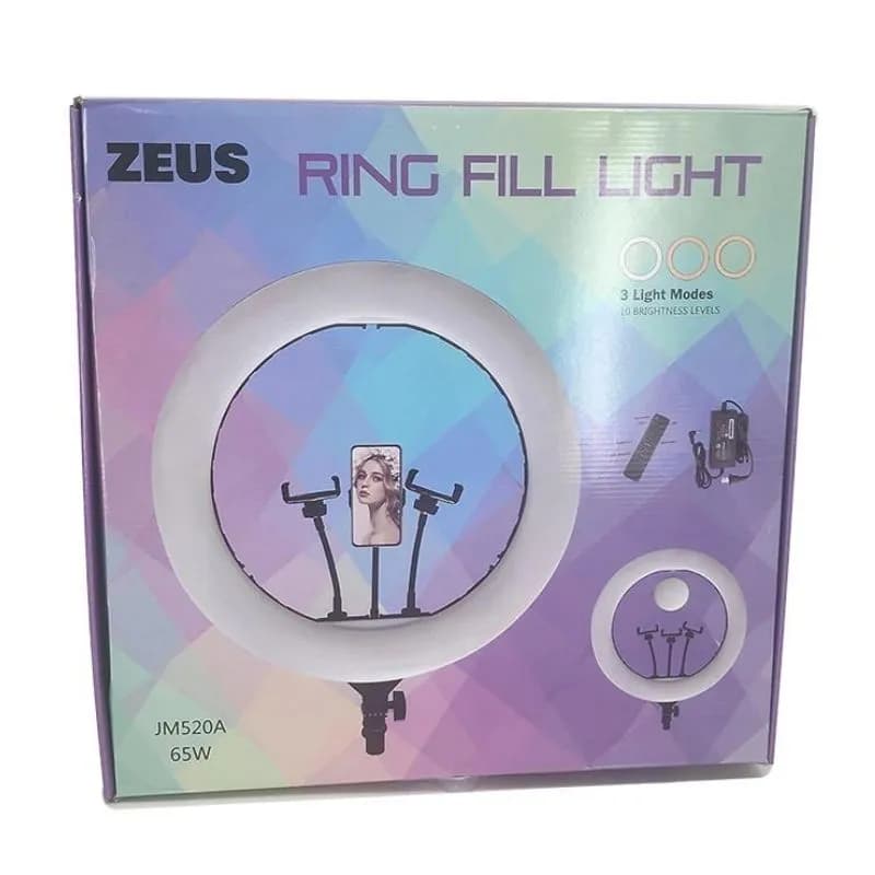 رینگ لایت عکاسی ZEUS YQ-520A Ringlight — تصویر ۲