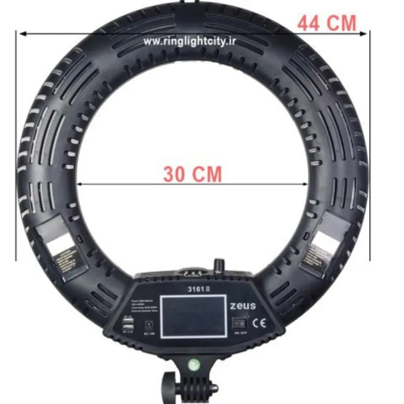 رینگ لایت عکاسی ZEUS SY-3161 II Ringlight — تصویر ۸