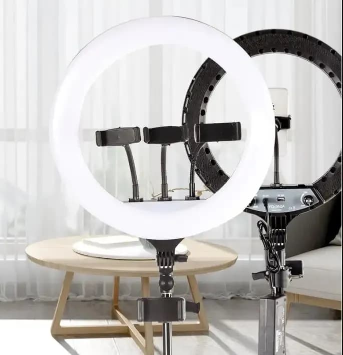 رینگ لایت (36 سانتی متر 30 وات) YQ-360A Ring Light — تصویر ۴