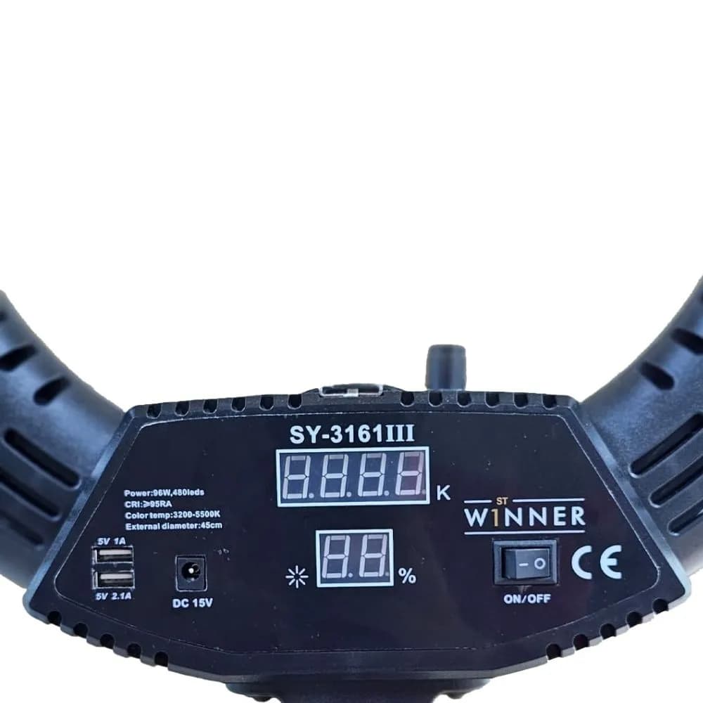 رینگ لایت 96 وات Winner SY-3161 lll Ring Light — تصویر ۳