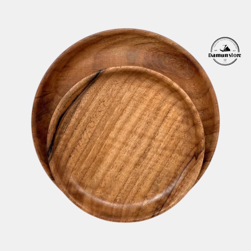 بشقاب چوبی گردو (دست‌ساز) (قسطی اسنپ پی)