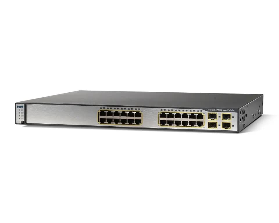 سوئیچ سیسکو WS-C3750G-24PS-E