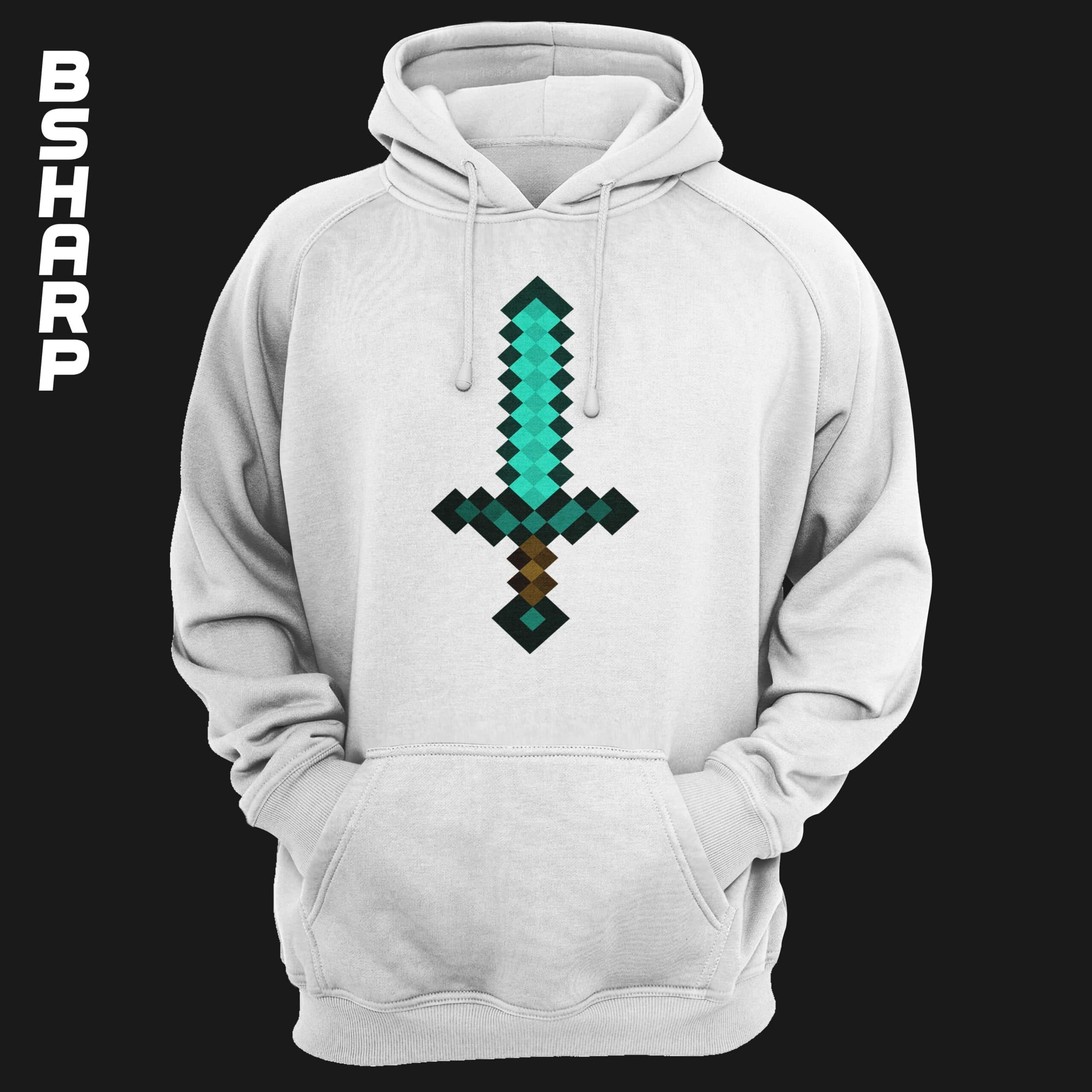 هودی Minecraft طرح شمشیر — تصویر ۲
