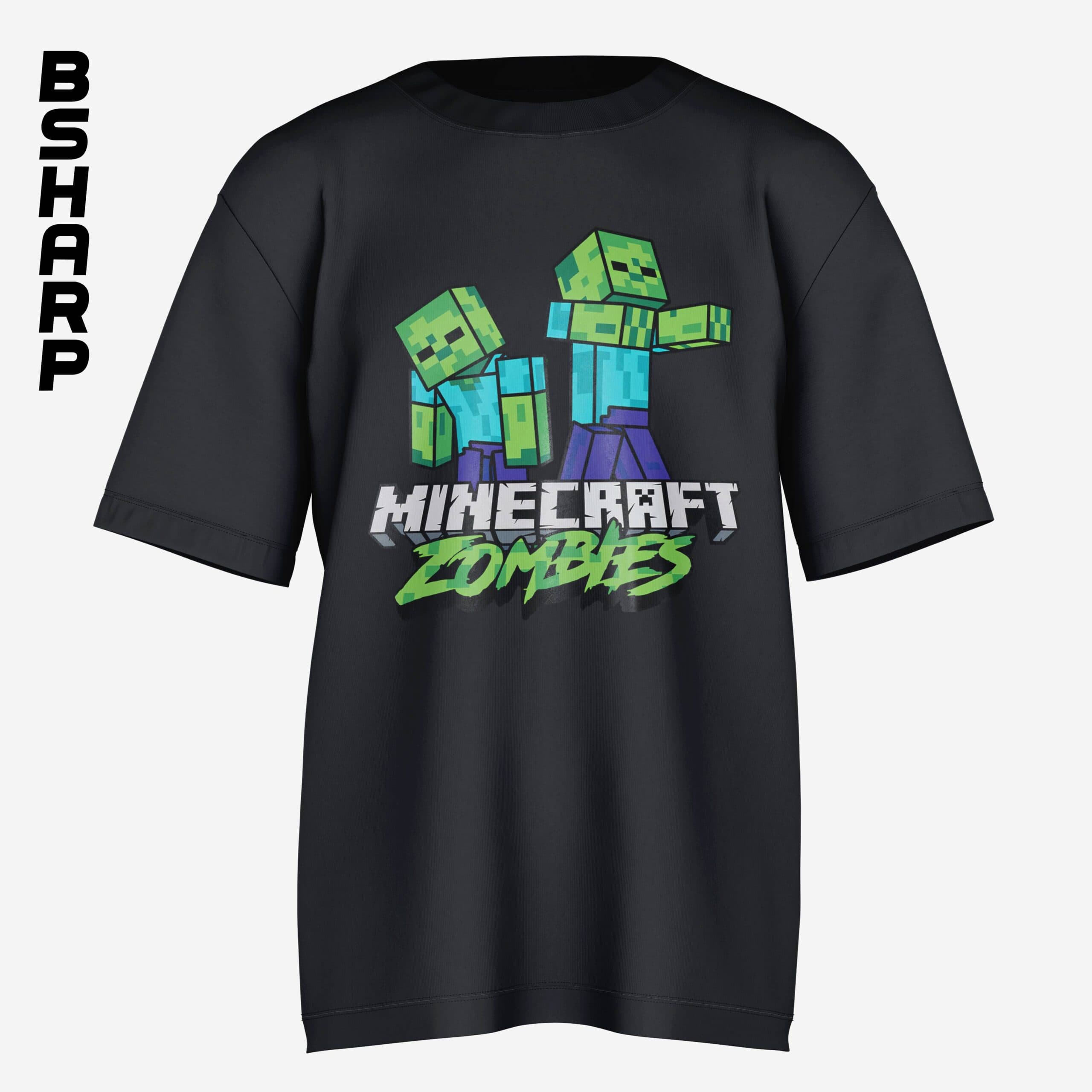 تیشرت Minecraft طرح Zombies — تصویر ۳
