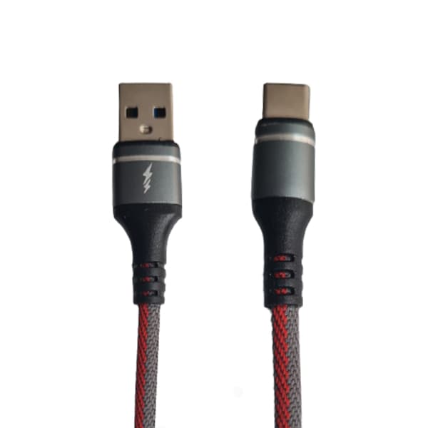 کابل USB به Type-C پاوربانکی کنفی مدل 415 طول 30 سانتی متر