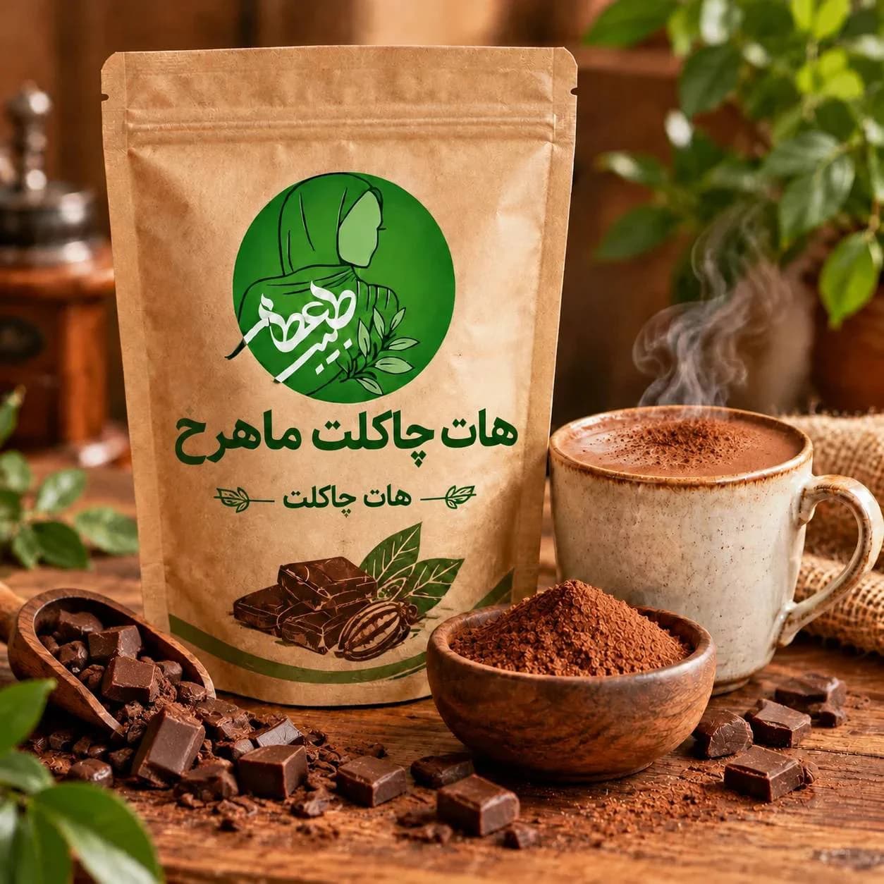 هات چاکلت با شکر قهوه ای ۲۵۰گرمی