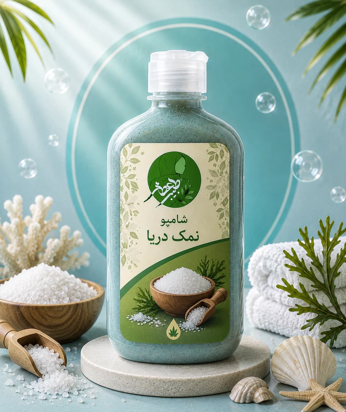 شامپو نمک دریا