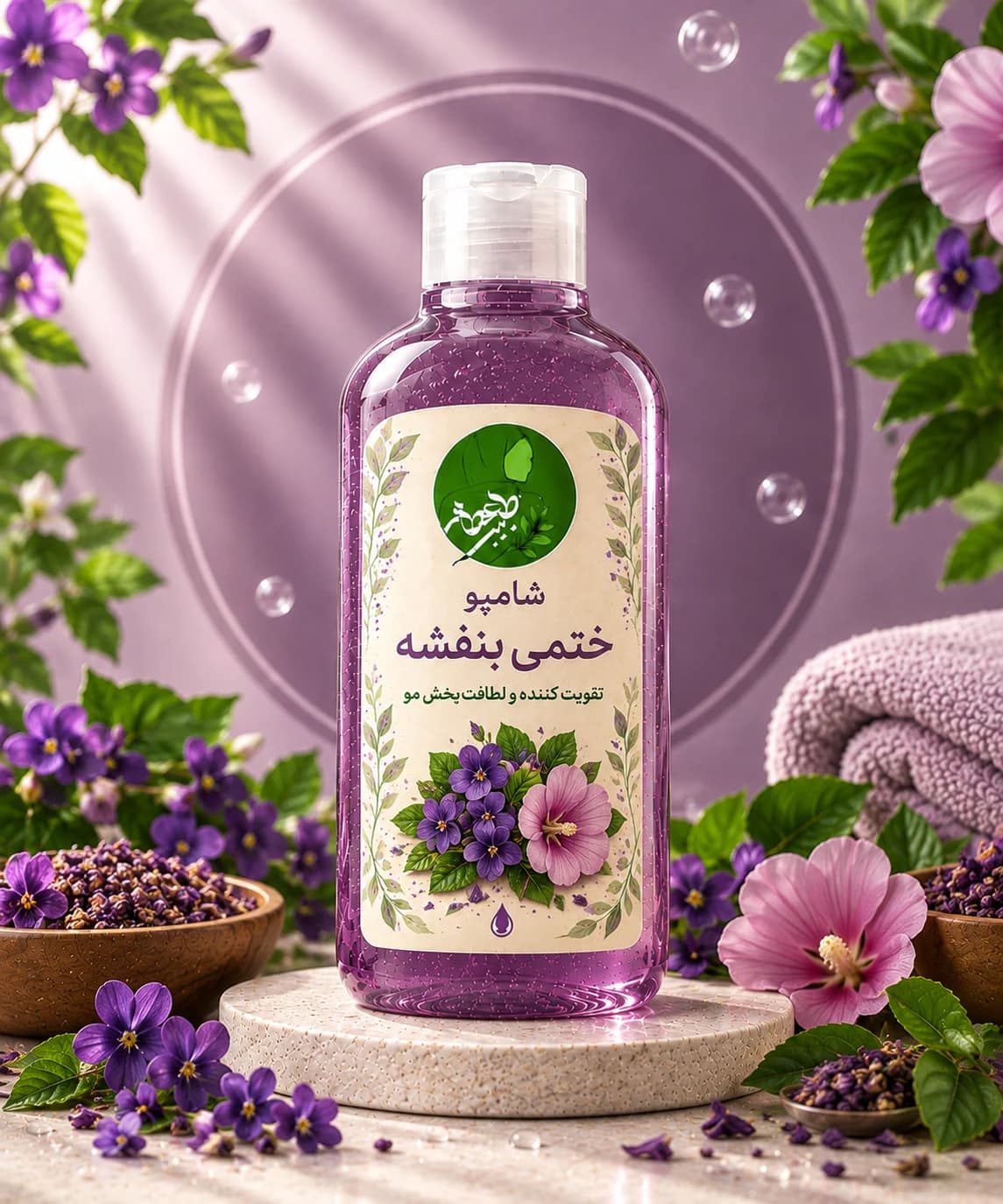 شامپو ختمی بنفشه