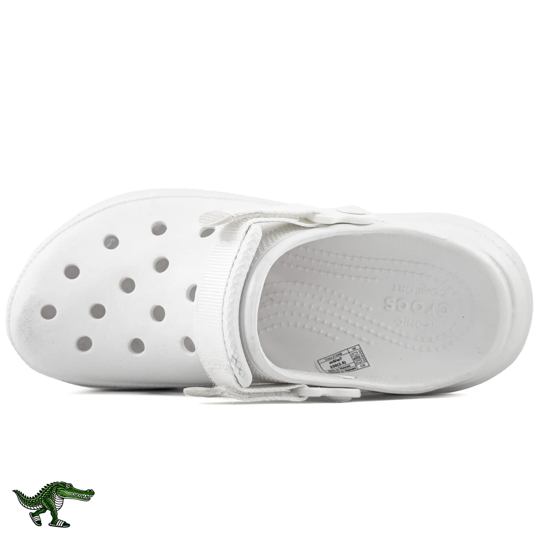کراکس نیو کراش سفید زنانه | Crocs New Crush Clog — تصویر ۴
