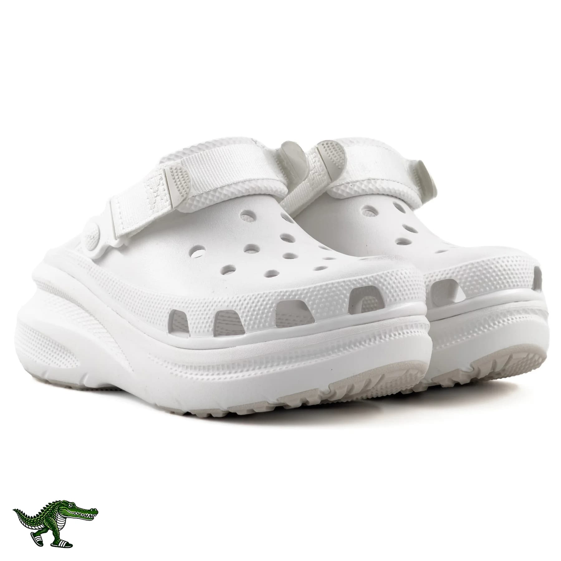 کراکس نیو کراش سفید زنانه | Crocs New Crush Clog — تصویر ۲