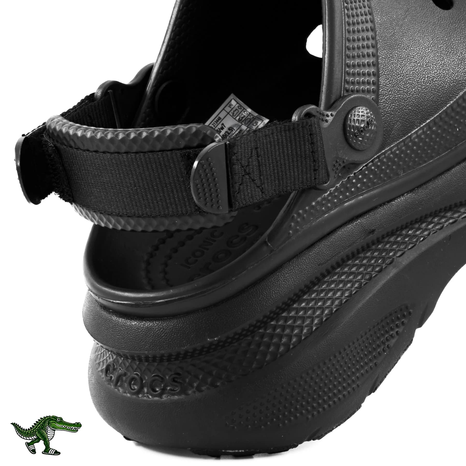 صندل کراکس کراش مشکی | Crocs Crush — تصویر ۵