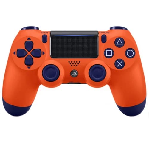 دسته بازی بی سیم SONY PlayStation 4 DualShock 4 High Copy نارنجی پکدار — تصویر ۵
