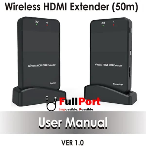 توسعه دهنده HDMI وایرلس 50 متر فرانت مدل FN-V235 — تصویر ۷