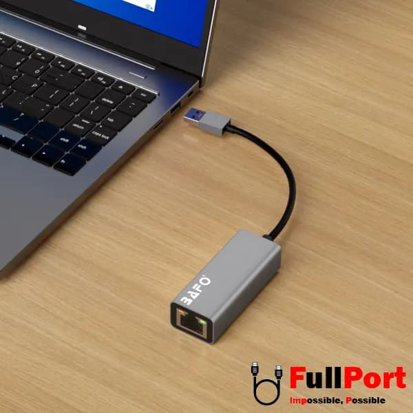 مبدل USB3.0 به RJ45 1000Mbps بافو مدل BF-330 — تصویر ۵