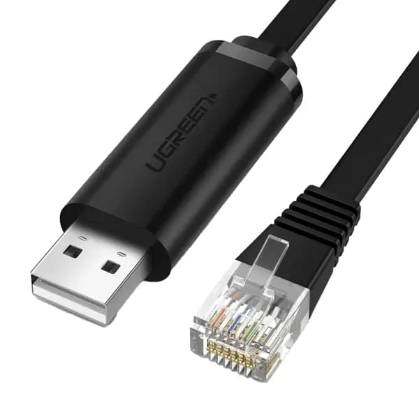 کابل مبدل USB2.0 به RJ45 100Mbps یوگرین مدل CM204-50773