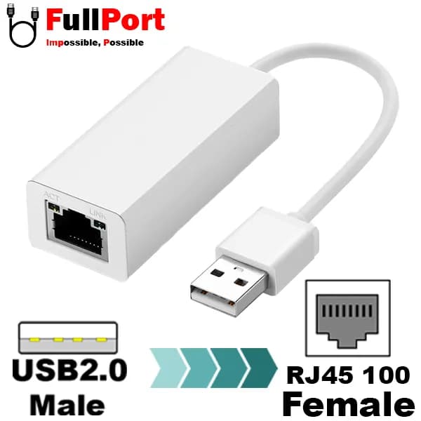مبدل USB2.0 به RJ45 100Mbps فرانت مدل FN-U2E100 — تصویر ۲