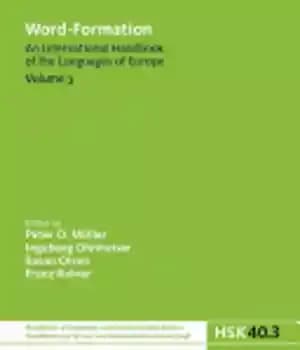 دانلود کتاب Word-Formation: An International Handbook of the Languages Europe – ‌