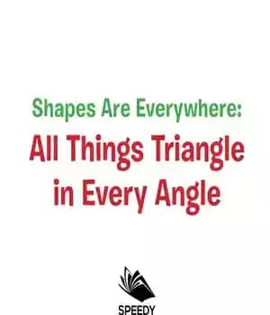 دانلود کتاب Shapes Are Everywhere – All Things Triangle in Every Angle: for Kids & Toddlers Early Learning Books