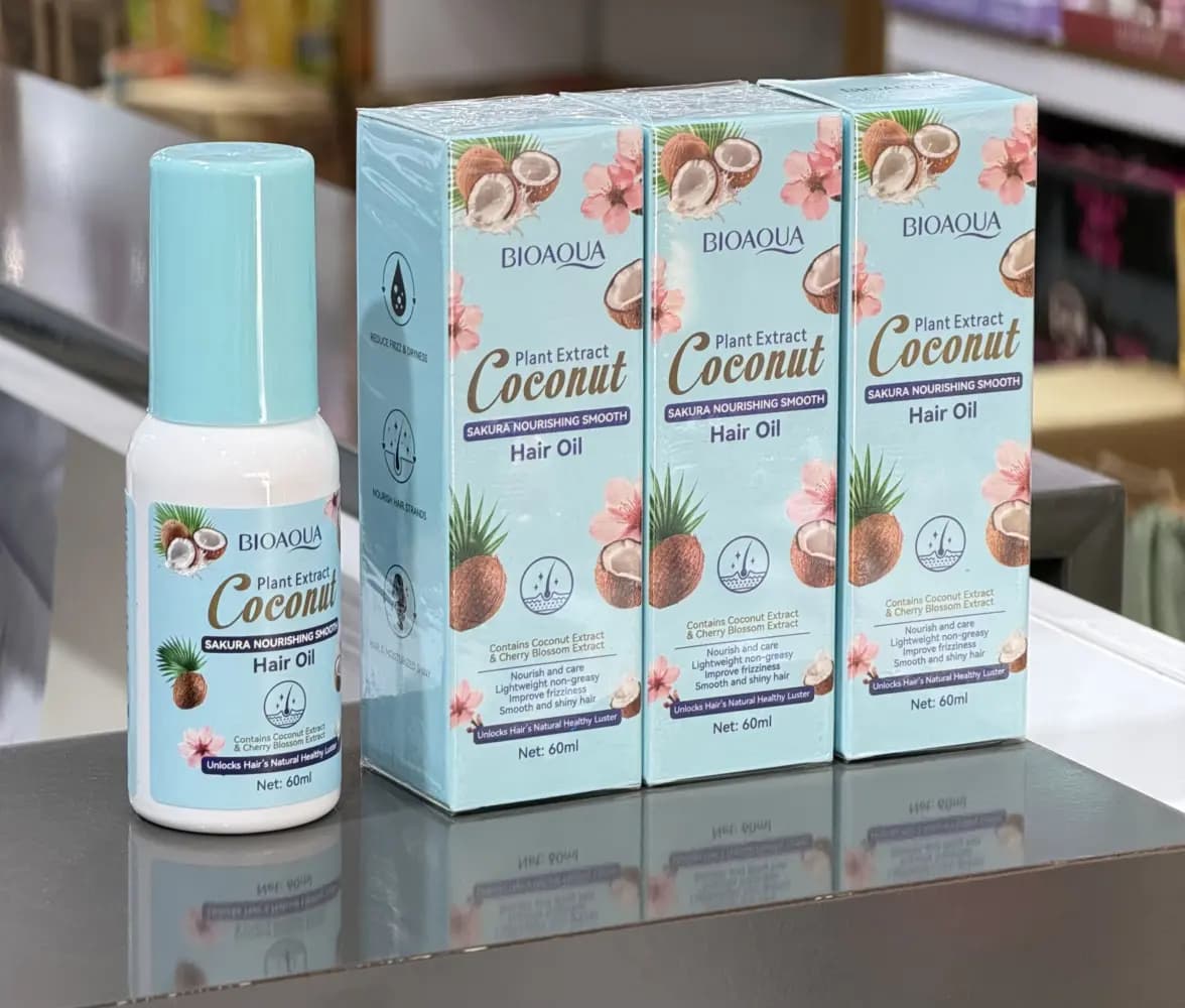 روغن مو نارگیل تقویت کننده بیواکوا BIOAQUA