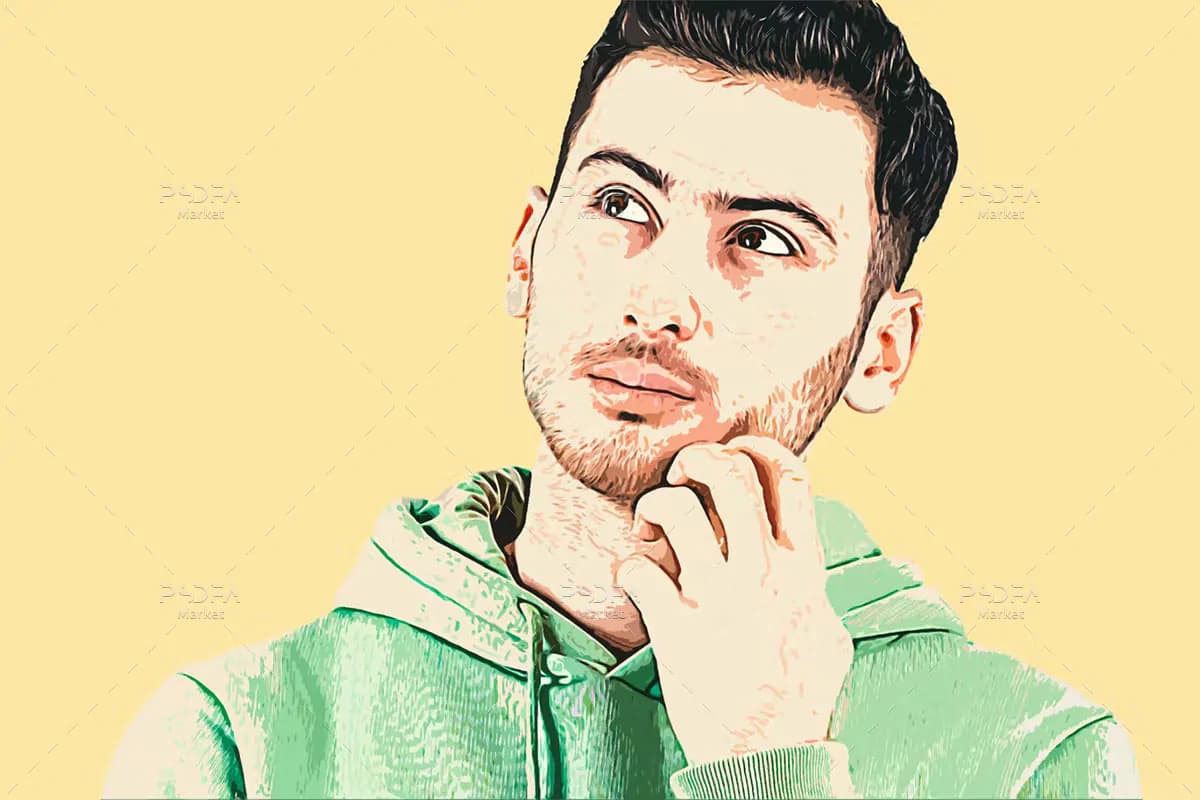 اکشن فتوشاپ افکت وکتوری هنری تصاویر — تصویر ۲