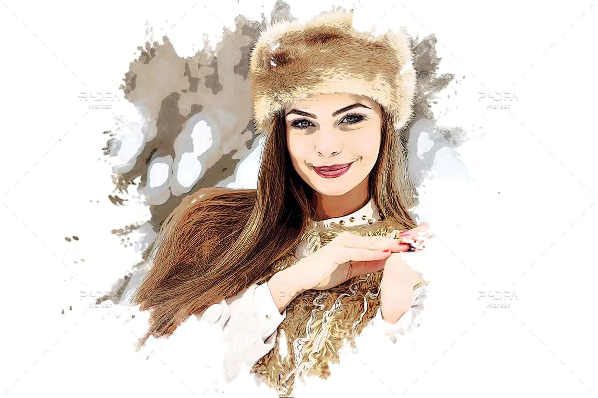 افکت عکس وکتوری برای فتوشاپ — تصویر ۲