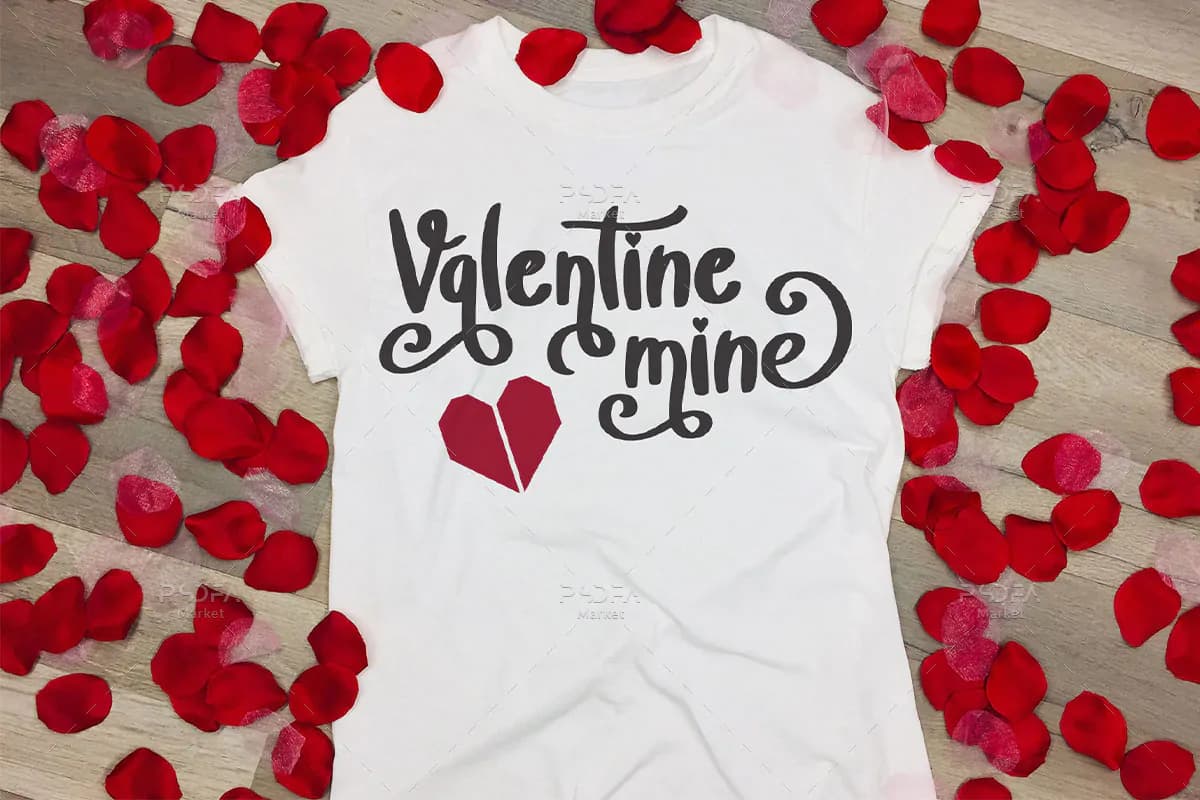 فونت دستنویس رمانتیک ولنتاین Valentine Mine — تصویر ۴