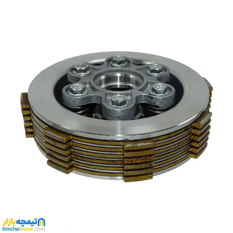 چهارشاخ کلاچ 6 پیچ کامل همراه صفحه موتور سیکلت ماکسیم — تصویر ۳
