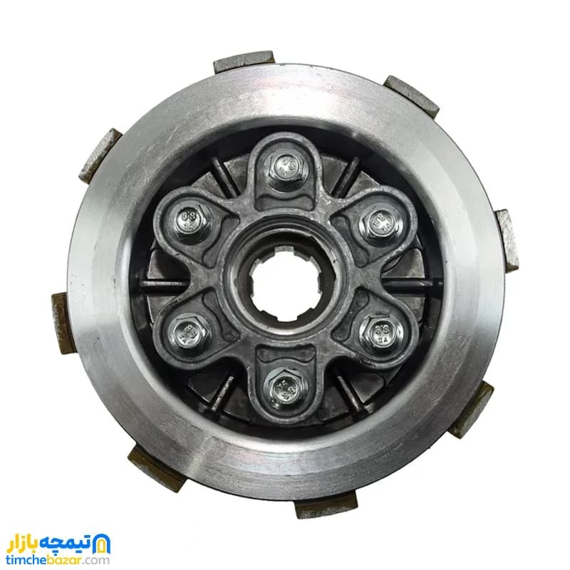 چهارشاخ کلاچ 6 پیچ کامل همراه صفحه موتور سیکلت ماکسیم