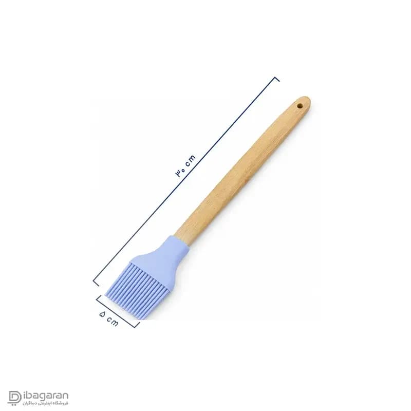 فرچه سیلیکونی دسته چوبی ریور مدل 8619 — تصویر ۲