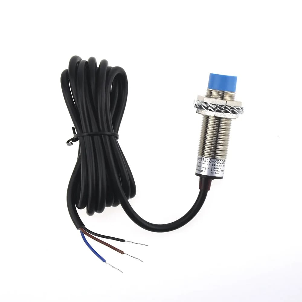 سنسور القایی قطر ۱۸ میلیمتر تشخیص ۸ میلیمتر LM18-3008PB